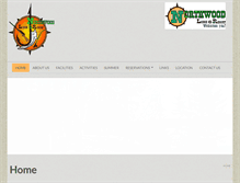 Tablet Screenshot of northwoodlodge.com